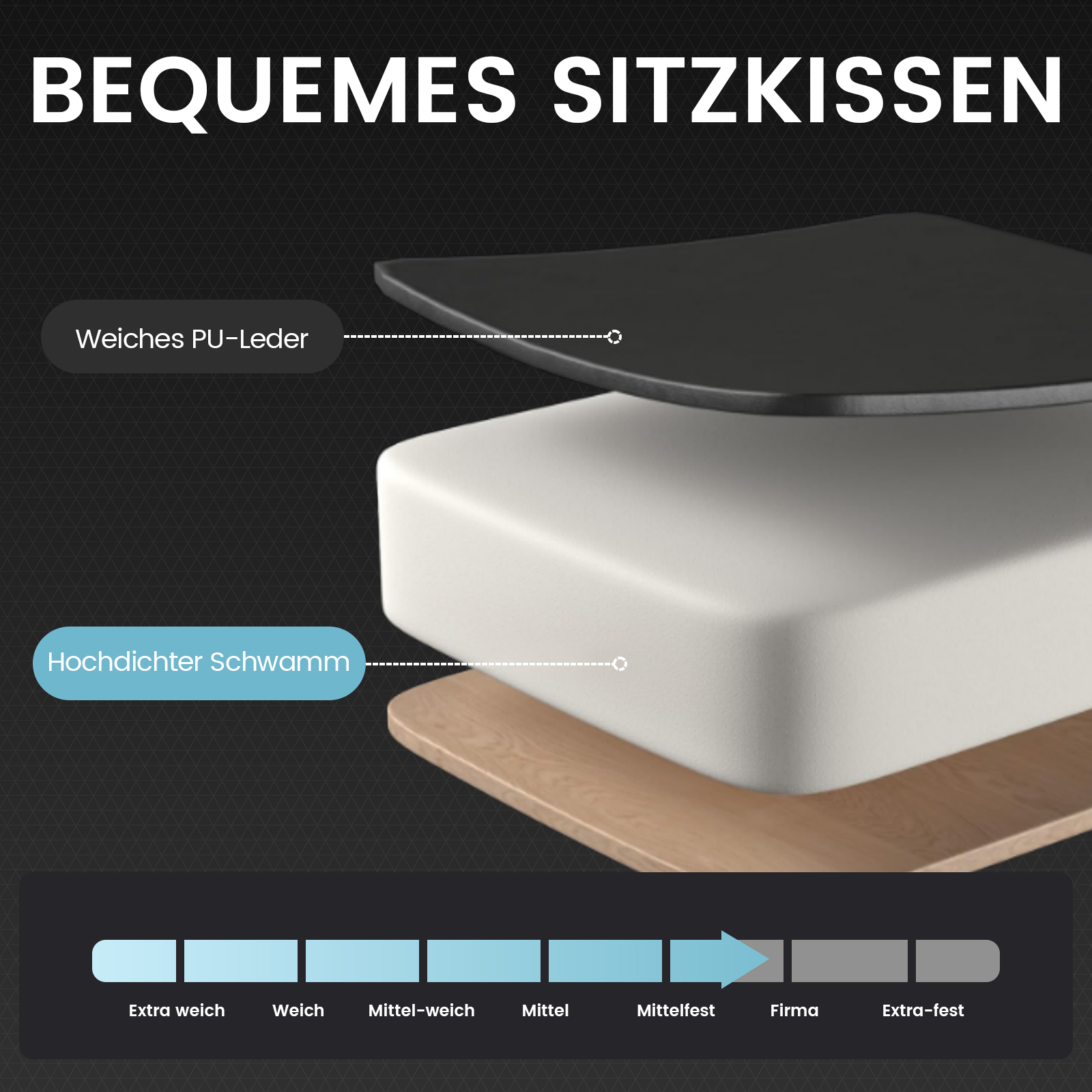 WOTSTA Gaming Chair Computerstuhl Ergonomischer Gaming Chair mit Fußstütze Bürostuhl Ergonomischer Computerstuhl mit Lendenwirbe