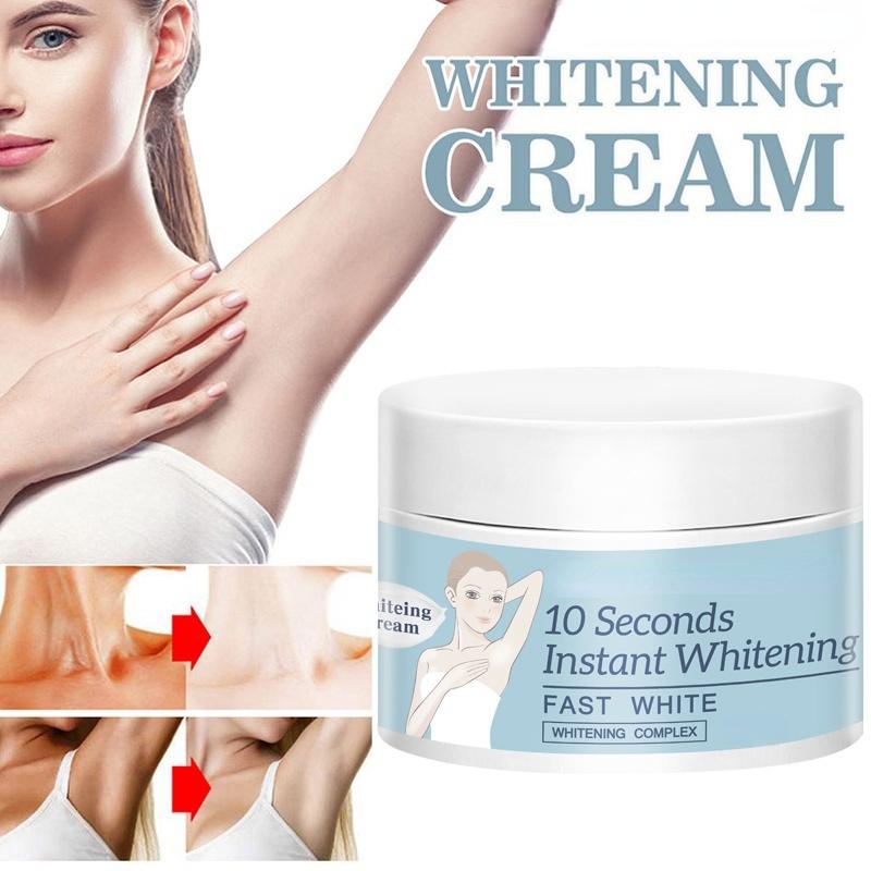 Crema blanqueadora rápida, 10 segundos, axila, axila, piernas, rodillas, Partes privadas, crema blanqueadora corporal