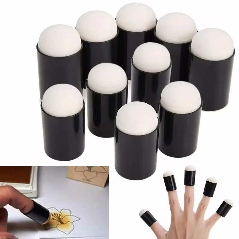Esponja para colorear, esponja para pintar, manualidades, esponjas, 10 Uds.
