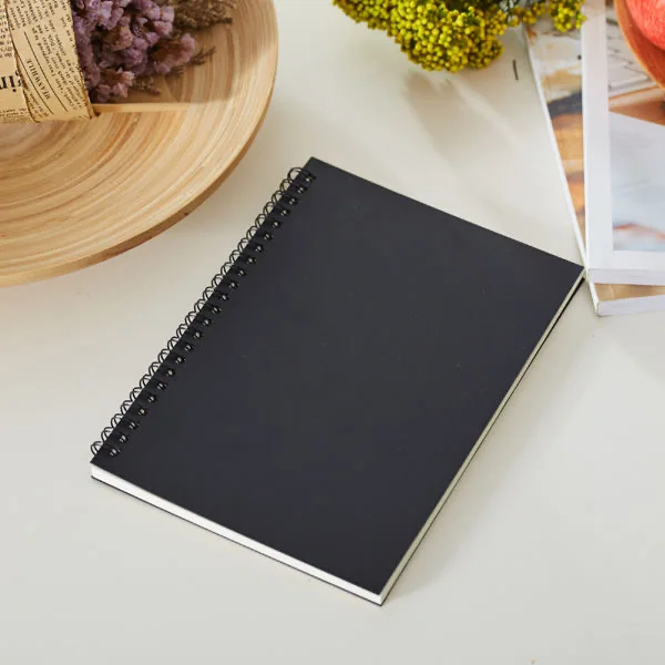 โน้ตบุ๊คเปล่า A5 A6 Spiral Sketchbook Graffiti โน้ตบุ๊คไดอารี่ Jouranl อุปกรณ์โรงเรียน 50 แผ่น Kawaii เกาหลีเครื่องเขียน