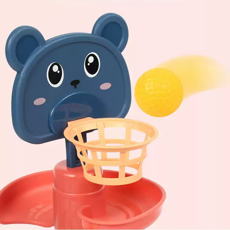 몬테소리 아기 장난감 롤링 볼 타워 몬테소리 교육 게임 아기 스태킹 트랙 아기 개발 완구 1 2 3 세