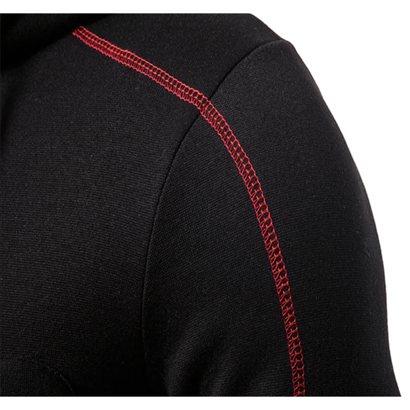 Chándal para hombre, traje informal para correr, conjunto para exteriores, sudaderas con capucha con cremallera + pantalón de chándal negro, 2 uds., moda de primavera 2023, ropa nueva S-4XL