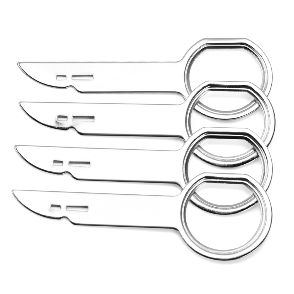 Teclas de extracción de Radio estéreo de coche, herramienta de CD para Audi A4, A3, B6, B8, VW Passat B5, B7, Skoda Octavia A7, A5