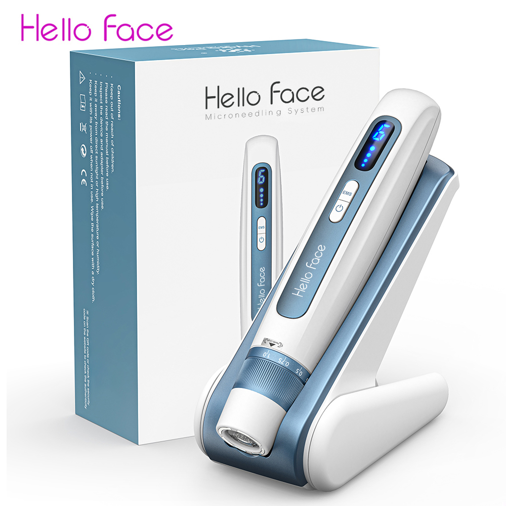 Hello Face H5 Derma Pen Oryginalny profesjonalny długopis Derma Pen 2 w 1 EMS Automatyczny długopis Microneedling