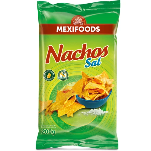 Tortilla chips Nachos kukurydziane solone 200g - Mexifoods