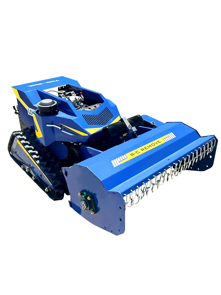 Aangepaste gratis verzending CE EPA dieselmotor All Terrain landbouw rubberen afstandsbediening robot dorsvlegel grasmaaier