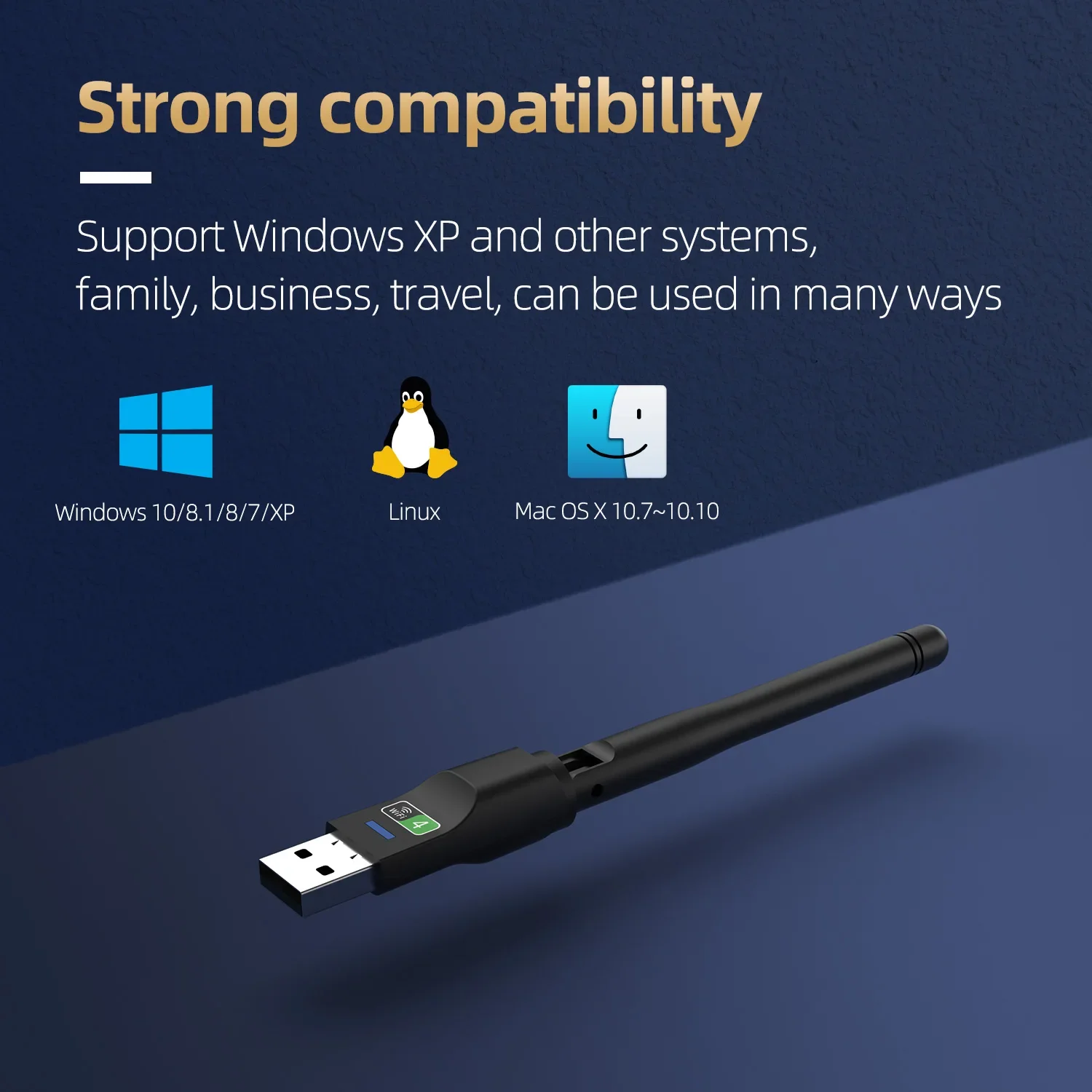 Drahtlose Netzwerkkarte MT7601 USB WiFi Wireless Sender Set Top Box IPTV Wireless Receiver Wifi Antenne für Desktop-Laptops