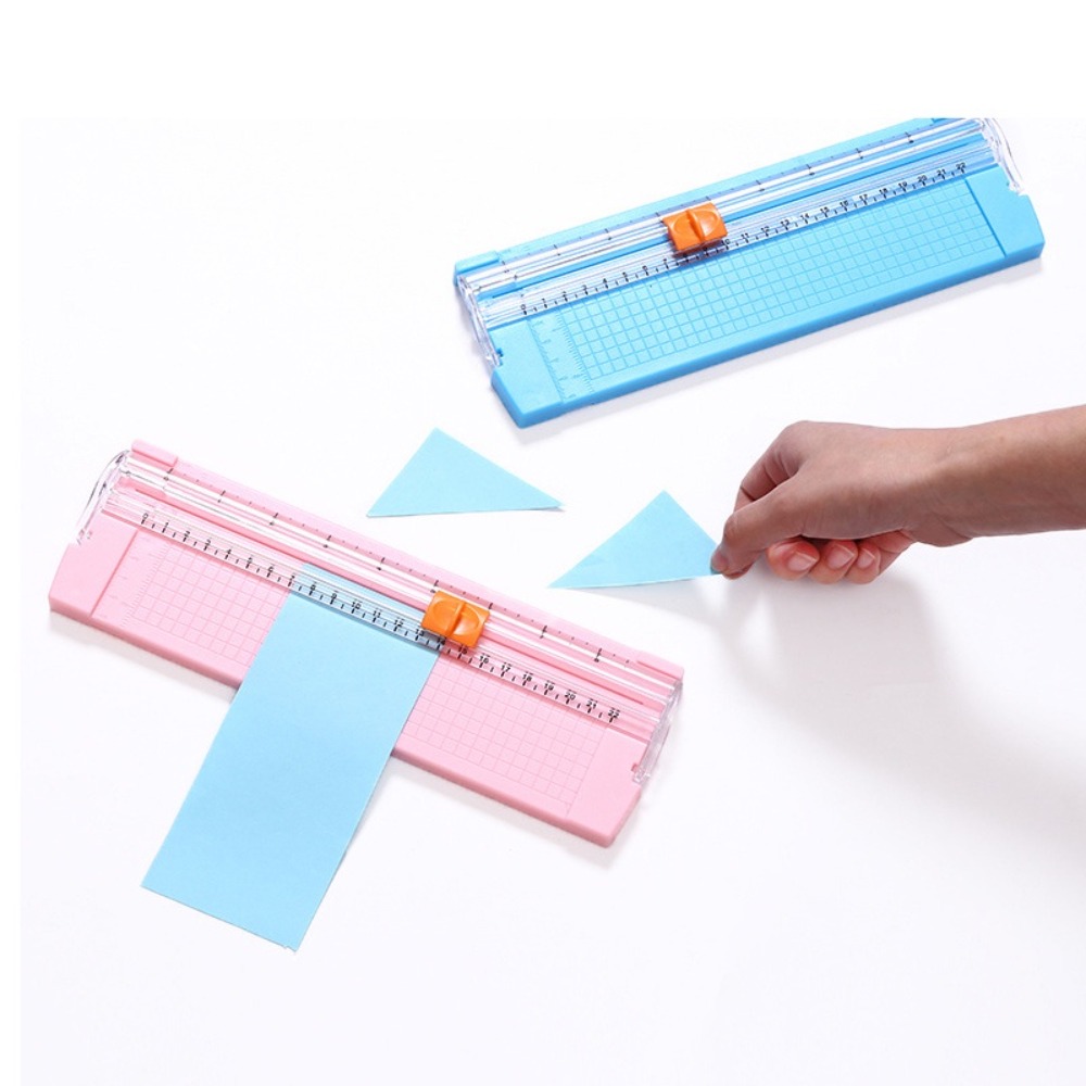 Mini Portable Paper Cutter A3 A4 Photograph Photoprint Card Cutter Replaceable Spare Blade Student School Office Stationery
