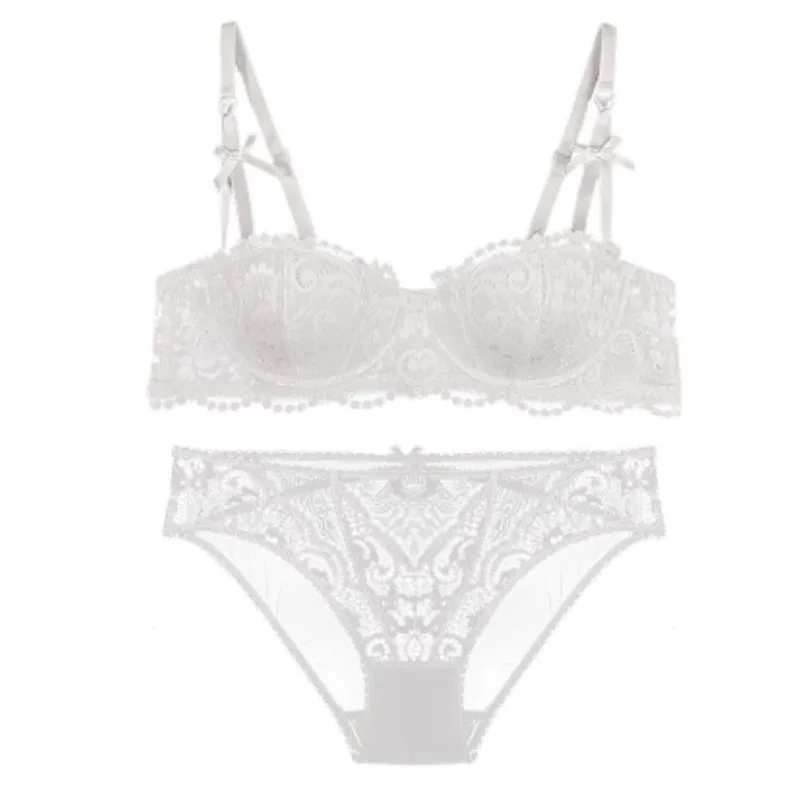 Menina francesa lingerie vermelho fino oco meia xícara conjunto de sutiã sexy tushy presente de natal seu desejo tentação renda hip para fora temporada de férias