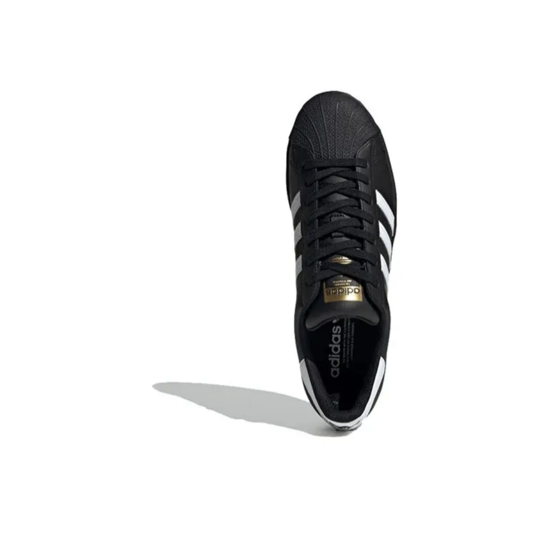 Adidas Superstar Original Men Women causal รองเท้าสเก็ตบอร์ดคลาสสิกสีดําสีขาวกลางแจ้งสบายกีฬารองเท้าผ้าใบ