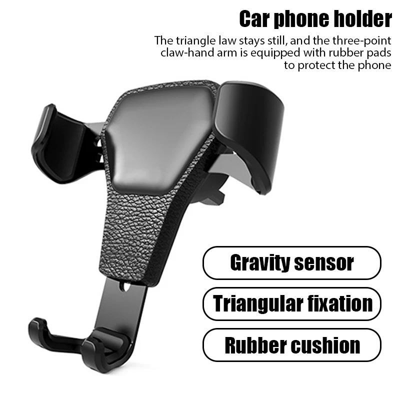 NEUE Schwerkraft Auto Halter Für Telefon Air Vent Clip Halterung Mobile Handy Ständer Smartphone GPS Unterstützung Für iPhone Handy