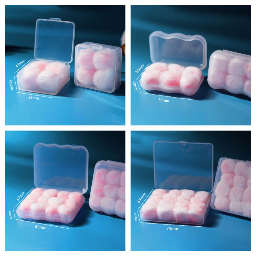 Soft Wax Cotton Earplugs, isolamento sonoro do avião, redução de ruído Ear Plugs, Unisex, Kneadable, presente, 2 pcs, 4 pcs, 6 pcs, 12 pcs, 20pcs