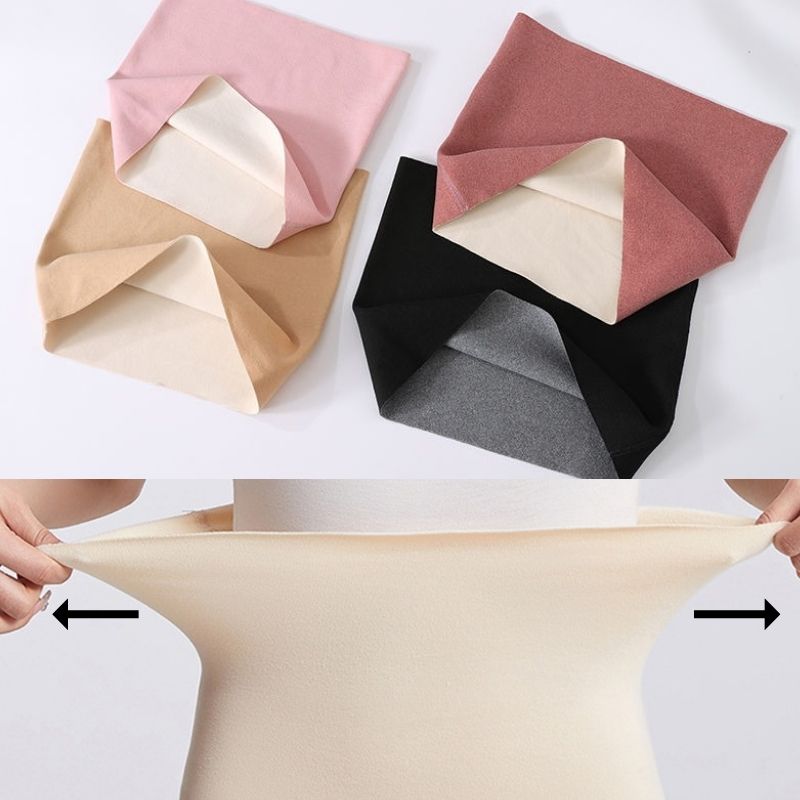 Soporte de cintura cálido para invierno para mujer, cinturones elásticos de Color sólido, calentador de presión trasera para hombre y mujer, ropa interior, Protector de vientre