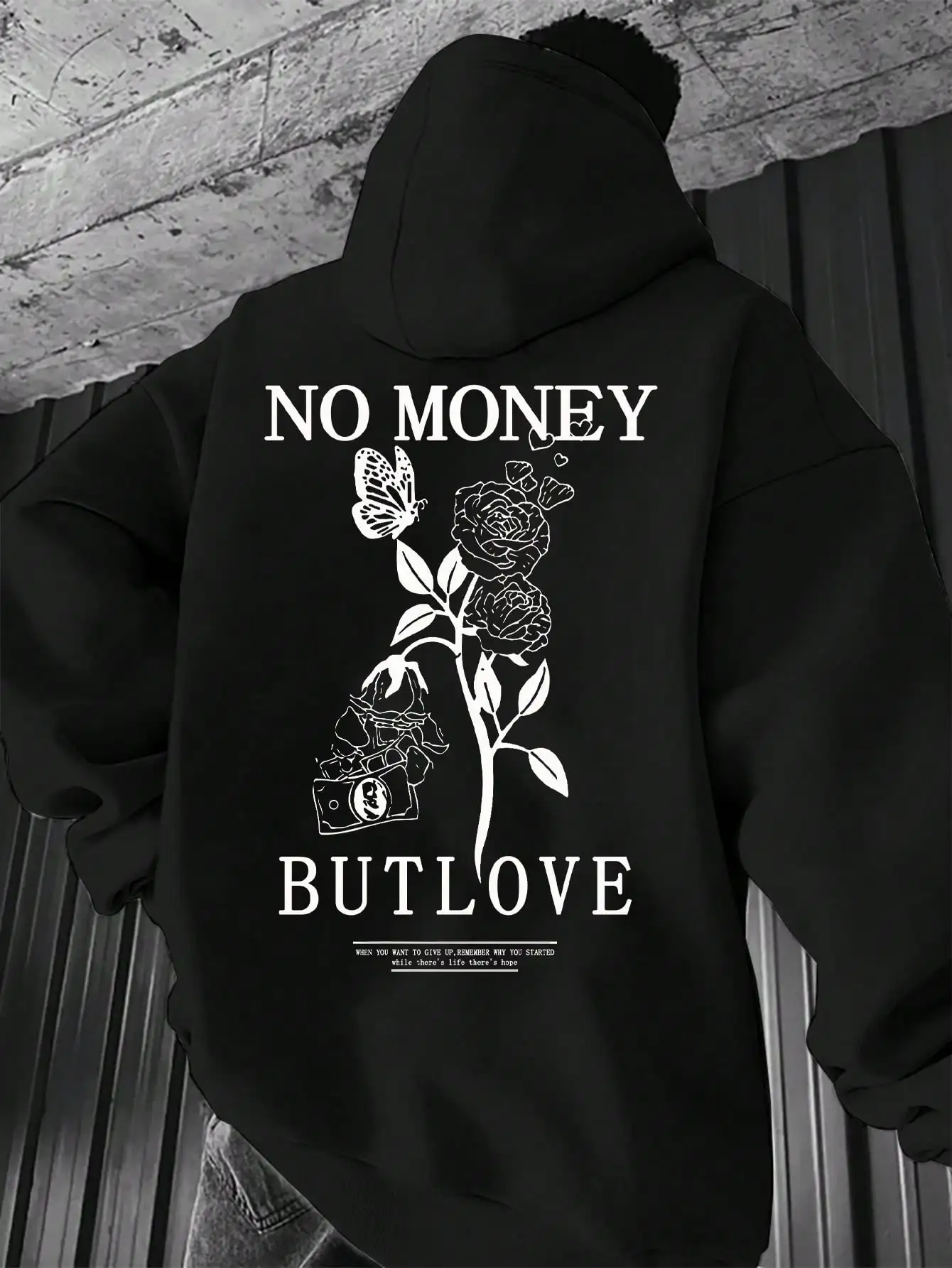 Moda primavera e outono casal estilo jaqueta com capuz novo solto masculino floral carta impressão com capuz moletom de lã S-3XL