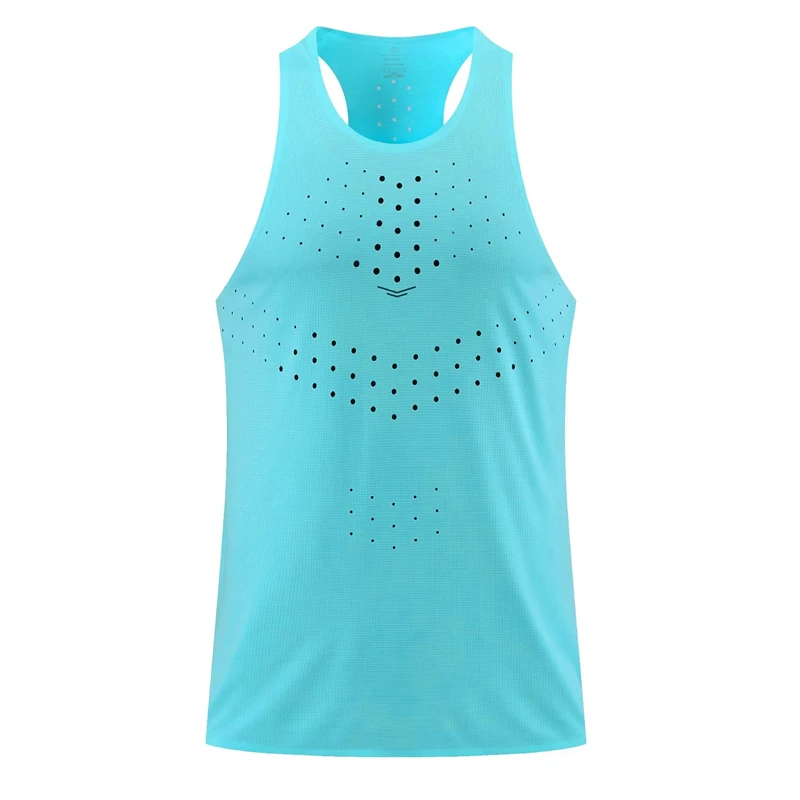 กรีฑา Tank Top เสื้อวิ่งความเร็วกีฬาฟิตเนสเสื้อแขนกุดบุรุษสตรีเสื้อผ้านักกีฬา Track Field เสื้อกล้าม