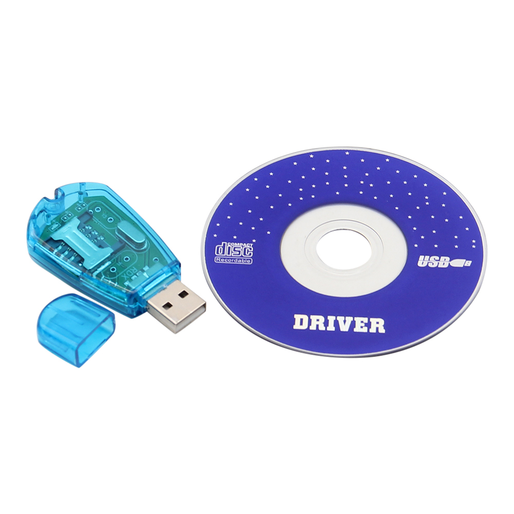 1pc Mini USB Sim Kartenleser USB SIM Kopie/Cloner Kit SIM Karte Tragbare Reader GSM CDMA SMS backup + CD Kartenleser