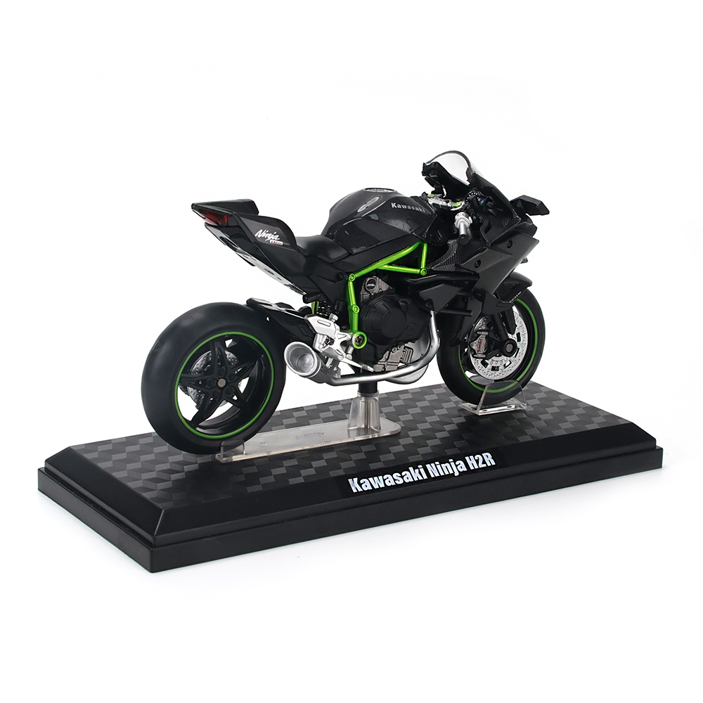 CCA 1:12 Kawasaki Ninja H2R Alloy Motocross Licensed Motorcycle Model Toy Car Collection Gift Static die Casting Production