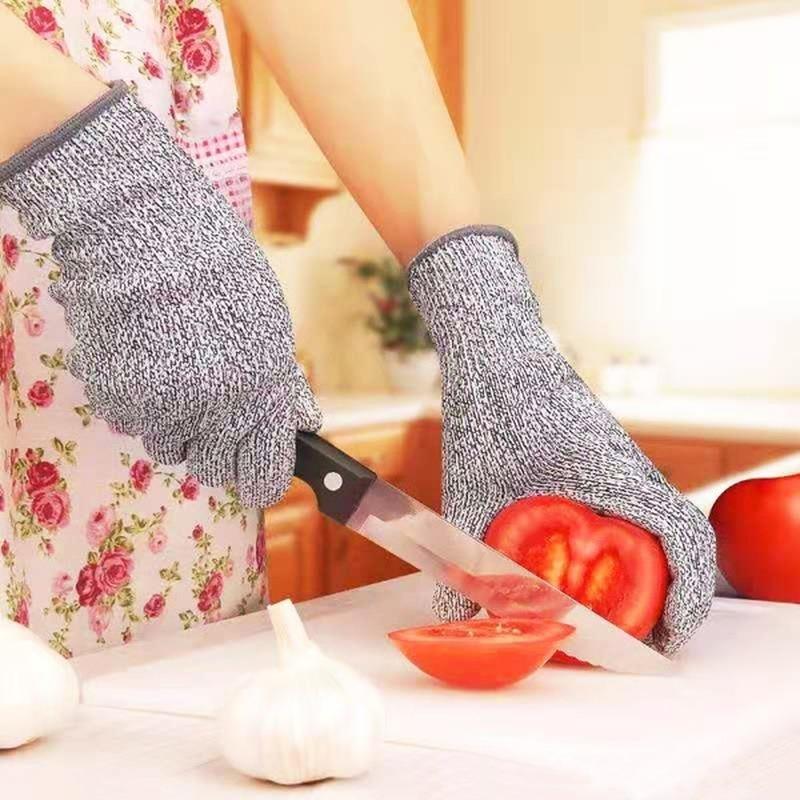 Proteção de segurança luvas anti-corte à prova de corte resistente a facadas fio de aço inoxidável malha de metal açougueiro luvas de trabalho resistentes ao corte