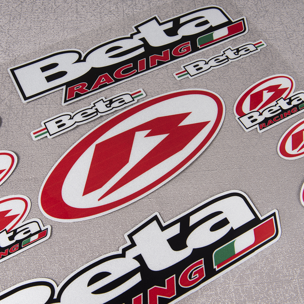 Pegatinas reflectantes impermeables para motocicleta Beta Racing, calcomanías para casco de bicicleta y coche, Kit de gráficos de vinilo, accesorios adhesivos para Moto