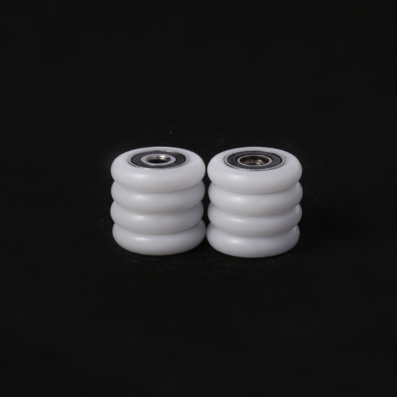 8 Chiếc Tắm Tủ Con Lăn Bánh Xe Tắm Phụ Kiện Mang Con Lăn Bánh Xe 23/25/27Mm Thả Vận Chuyển