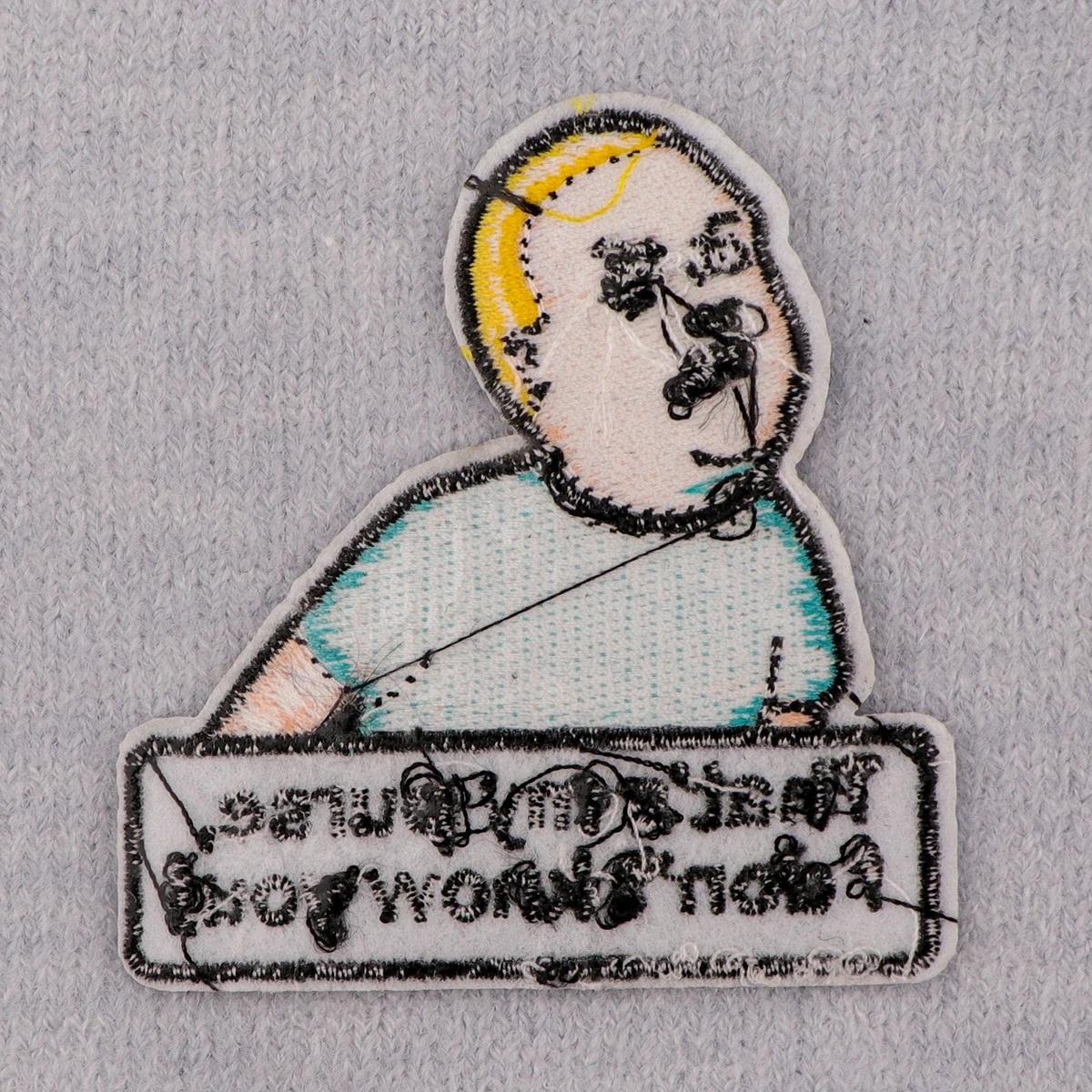 แม่มดตลก Patch เหล็กบนแพทช์สําหรับเสื้อผ้า Thermoกาวแพทช์บนเสื้อผ้าเย็บปักถักร้อย Patch เย็บ Patch