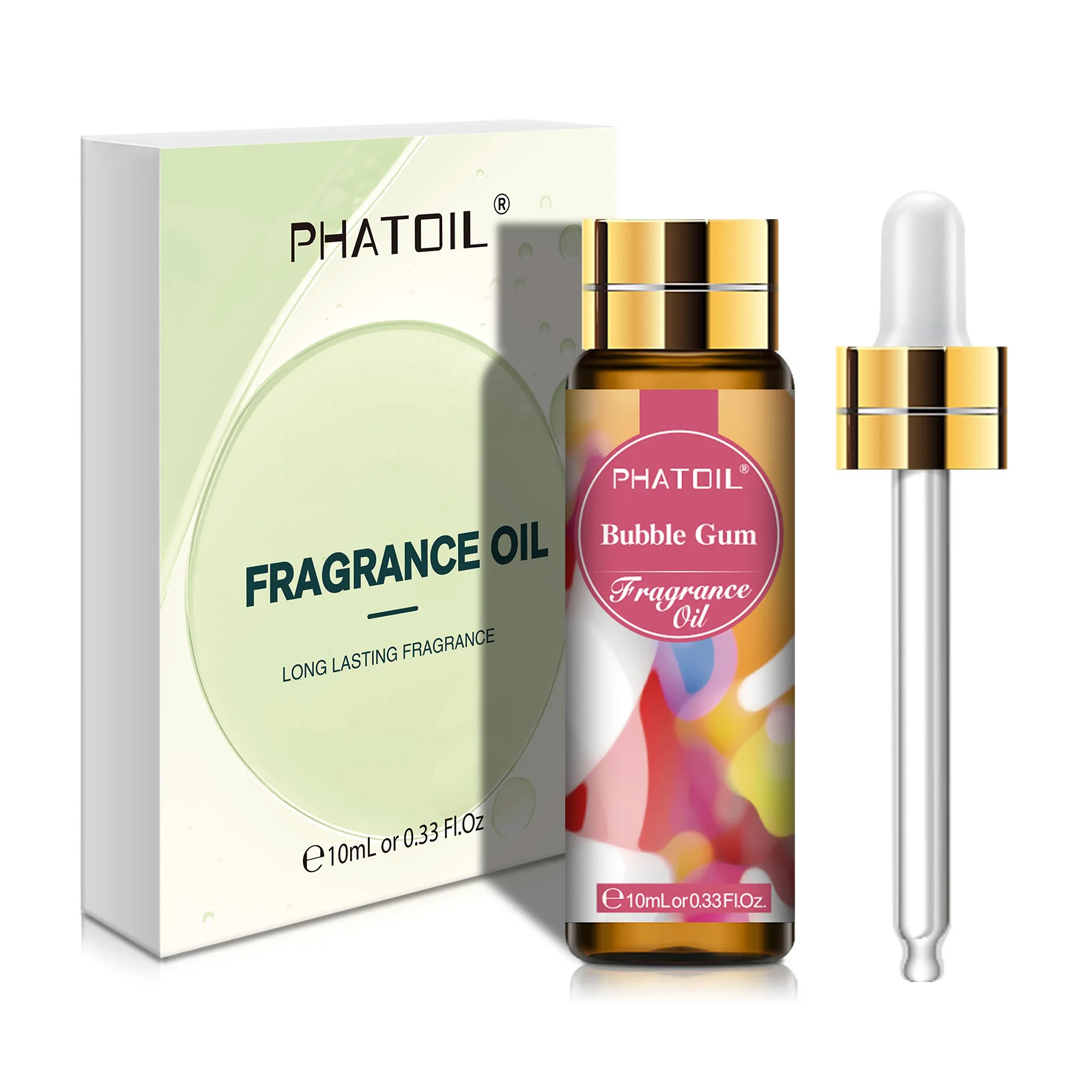 PHATOIL 10ml น้ํามันหอมระเหยสําหรับผู้หญิงสตรอเบอร์รี่พีช Angel Sea Breeze Coconut & Vanilla Bubble Gum น้ํามันหอมระเหย