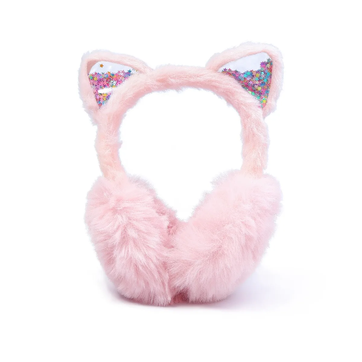 Orejeras peludas para niños y niñas, orejeras cálidas y acogedoras para invierno, accesorio calentador de orejas para clima frío