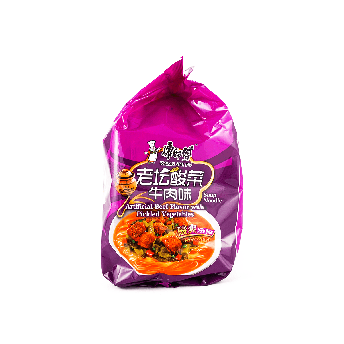 [4Packs] MASTER KONG Pkl Cabbage Beef Ndl Flv 117g*4Packs*5