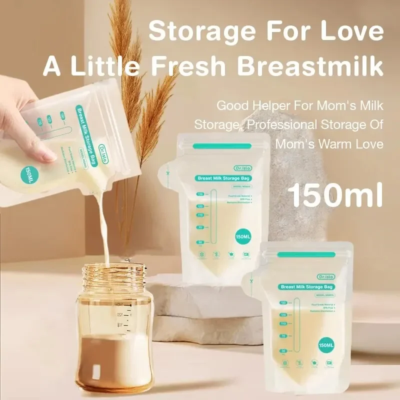 30 Stuks 150/250 Ml Moedermelk Opbergtas Wegwerp Kleine Capaciteit Bevroren Melk Opbergtas BPA Gratis