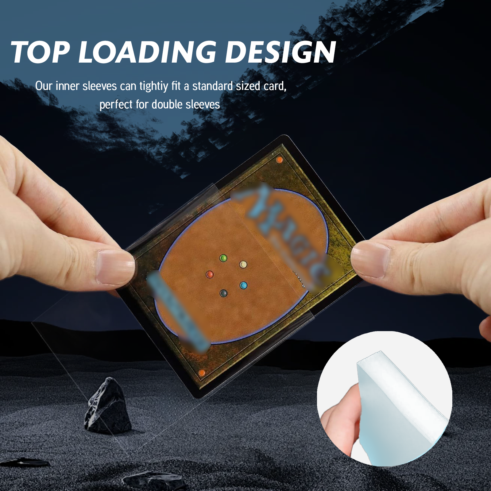 トップローディングボードゲームスリーブカード,クリナーカードスリーブ,完璧なマウンテンバイクゲーム,ygo,200枚