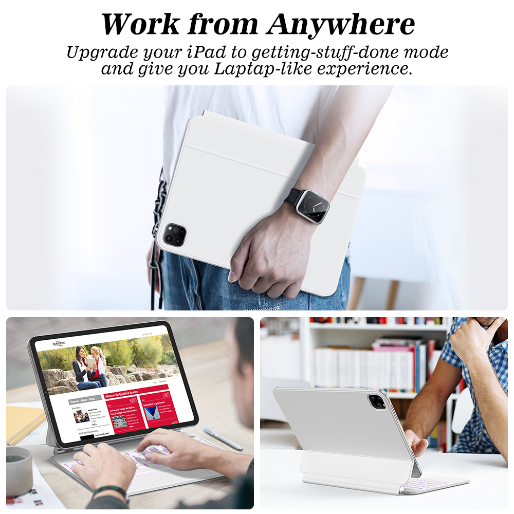 Чехол с ЖК-дисплеем Magic Keyboard Multi-Touch Trackpad для iPad Pro 11 Pro 13 2024 M4 Air 6 Air 5 Air 4 Pro 12,9