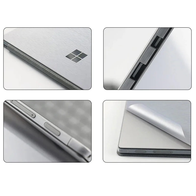 Vincy Miếng Dán Không Có Dư Lượng Cho Microsoft Bề Mặt Pad Pro 8/7/6/5/4/3 Bề Mặt Pro X Ốp Lưng Toàn Thân Decal Da Bảo Vệ