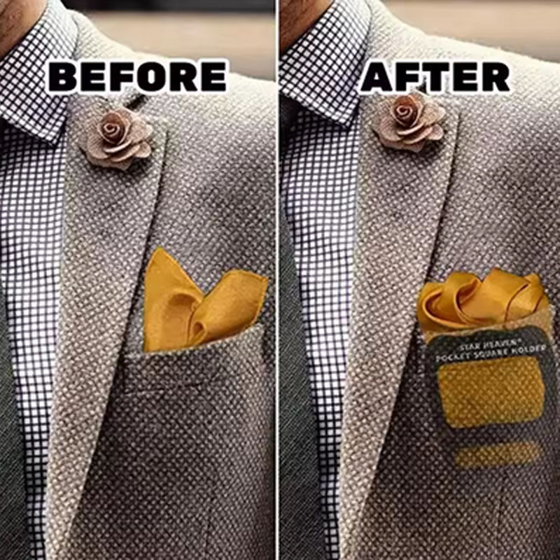 1/2/3PC Einstecktücher Halter Taschentuch Keeper Organizer Mann Vorgefaltete Taschentücher Für Männer Herren Anzug tragen Zugriffs