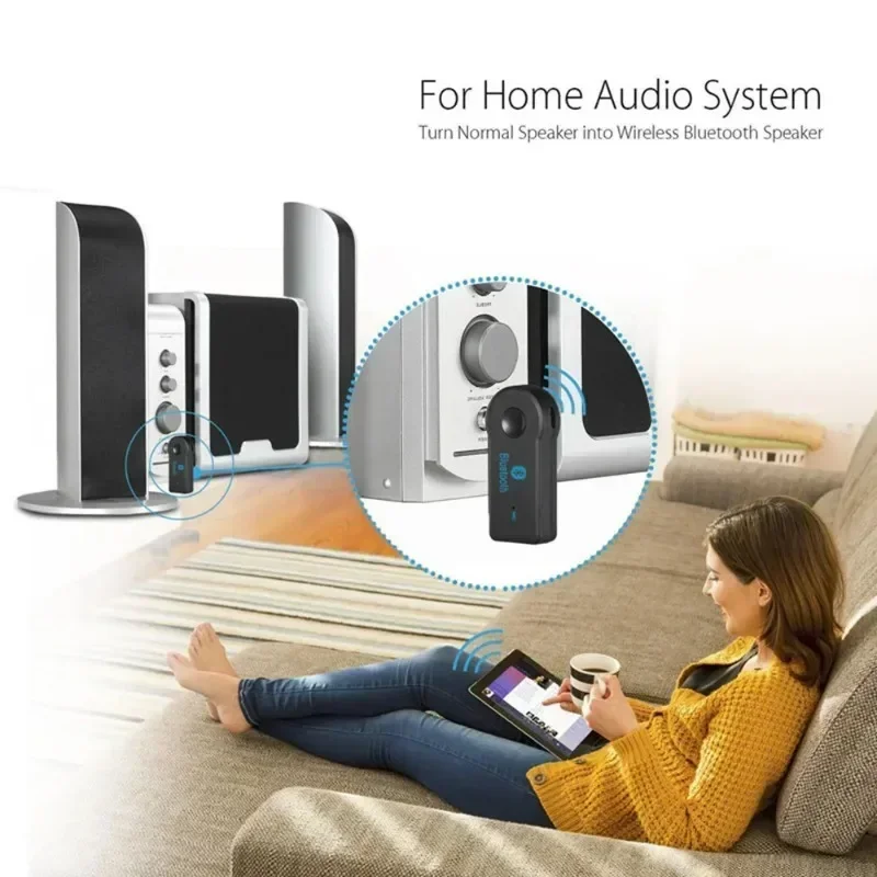 New Bluetooth Audio Receiver Stereo 3.5mm Jack AUX Bluetooth Adapter MP3 Car Transmitter Wireless Speaker Headphone Adapter