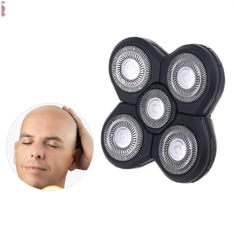 Cuchilla de calidad para hombre, maquinilla de afeitar eléctrica de acero inoxidable, resistente al agua, cabezal flotante, 5/7/9D, repuesto de afeitadora