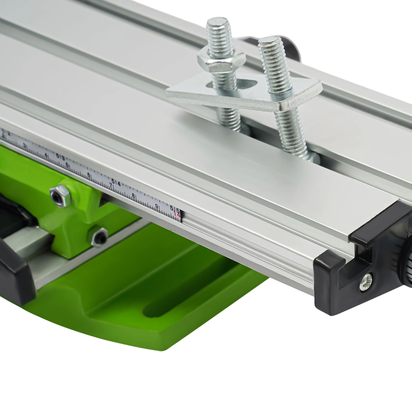 Table de fraiseuse multifonctionnelle en alliage d'aluminium, conception à double guide, échelle de précision