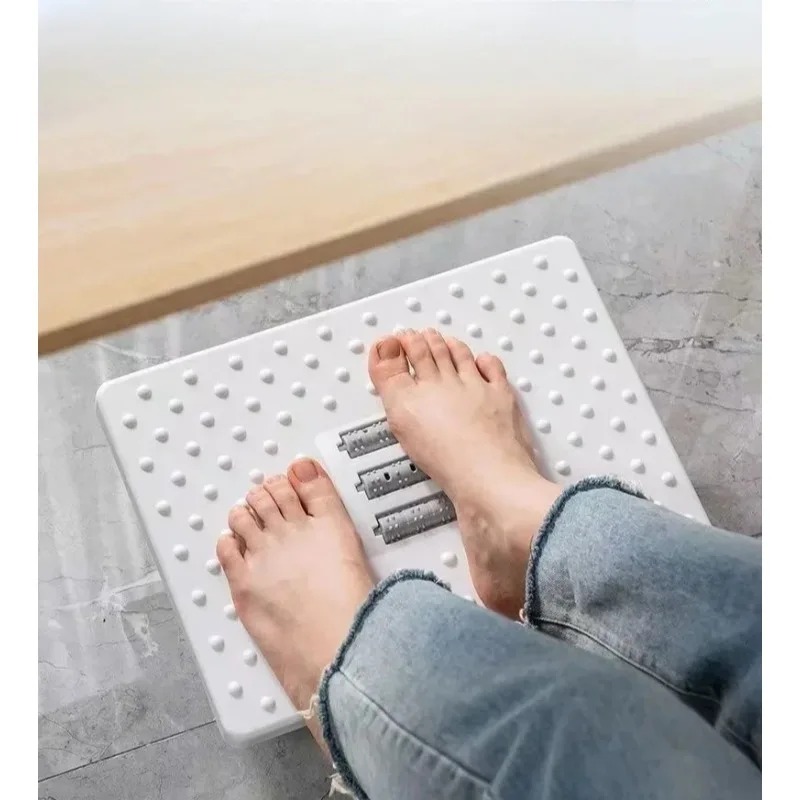 New Portability Foot Rest Under Desk Footrest Ergonomic Foot Stool With Massage Rollers Foot Rest For Home Office Work