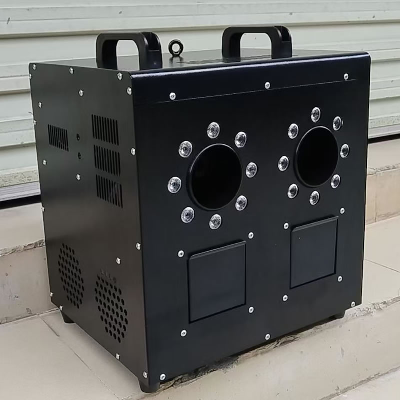 3000 ワット 1500 ワット LED スモークバブルマシン 4 穴ダブルホールウェディングバブルスプレーマシン DMX ステージ特殊効果クリスマス
