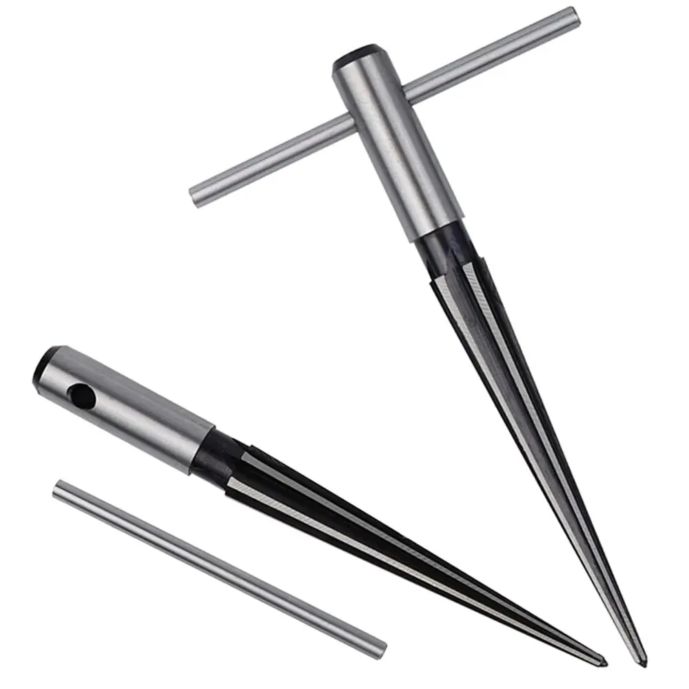 5-16mm Cone Reamer Round Shank Woodworking Tool 3-13mm Chamfer Hole Expanding Drilling for Wood Board