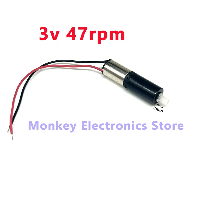 47 U/min 240 U/min 1200 U/min DC 3 V 3,7 V Mini 6 mm Planetengetriebe Untersetzungsgetriebe Motor Untersetzung Mikro kernloser Motor DIY Robotergepäck