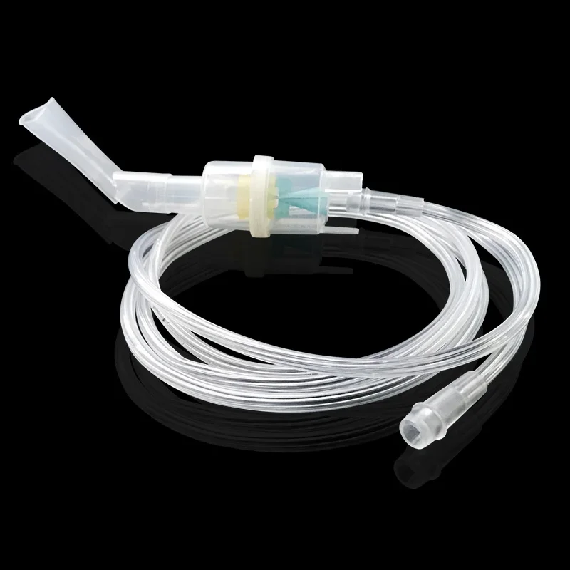 Juego de inhalador para niños y adultos, catéter de inhalador de tubo suave, nebulizador, taza, filtros, compresor de aire para el hogar familiar, atomización, cuidado de la salud