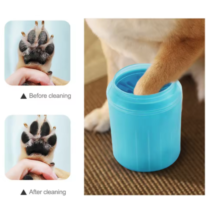 Pet Paw Reiniger Weiche Silikon Fuß Reinigung Pinsel Tragbare Haustier Hunde Handtuch Fuß Waschmaschine Reinigung Eimer Sauber Pinsel Liefert