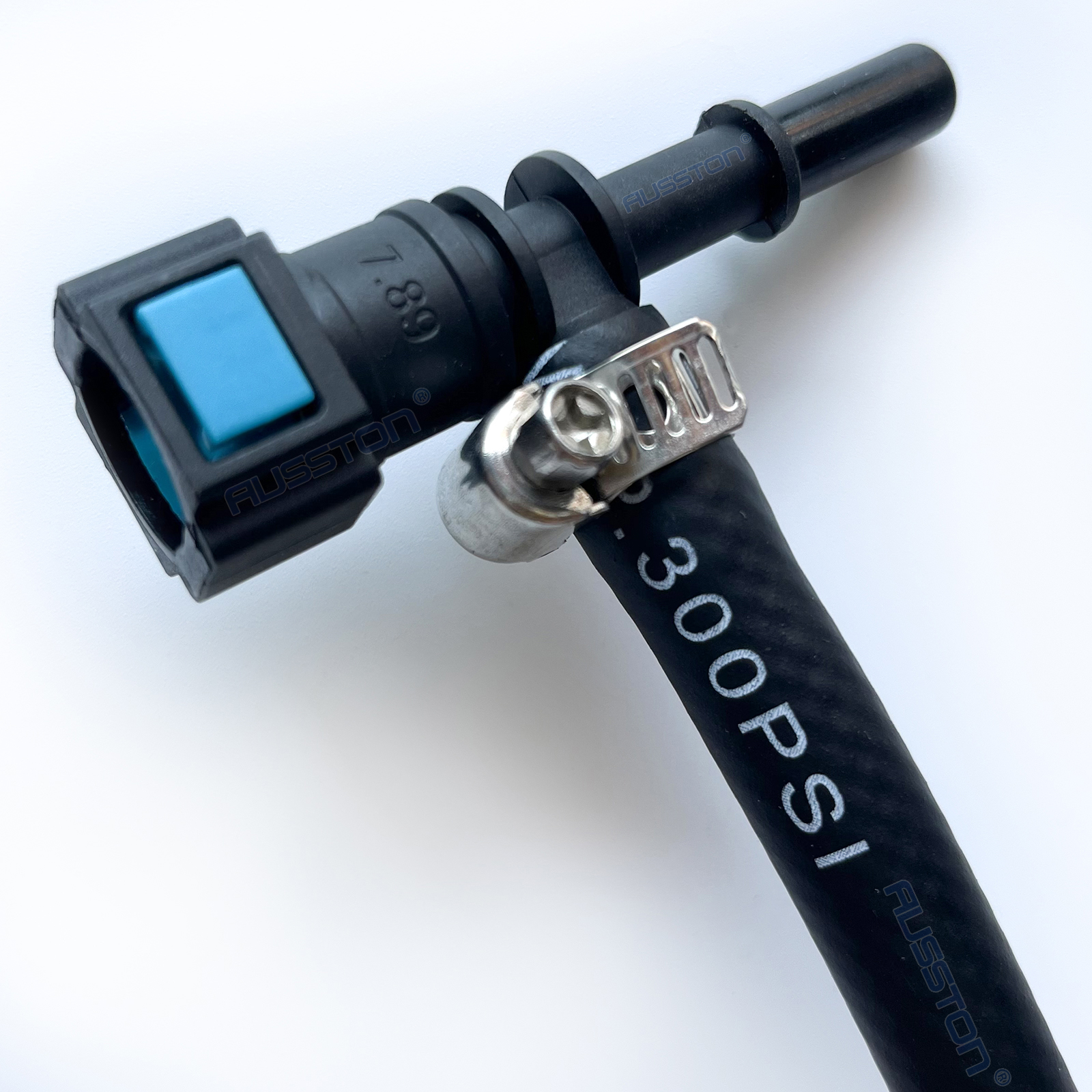 燃料圧力テストキット - クイック接続燃料噴射ポンプ圧力テスターゲージ 0-100PSI バルブ付き 6.3/7.89/9.49 車用