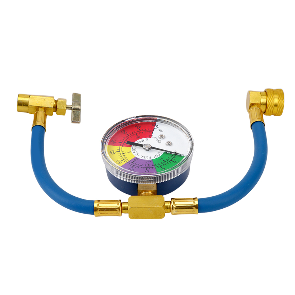 R134a Koelmiddel Oplaadslang Met Drukmeter Airconditioner Gas Oplaadslang Koelmiddel Gas Navulling Voor Auto Auto