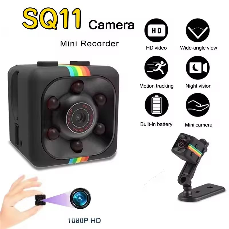 SQ11 Mini telecamera 1080p HD Micro telecamera 30 frame Action Videocamera Sport DV Visione notturna esterna Smart Camera per la sicurezza