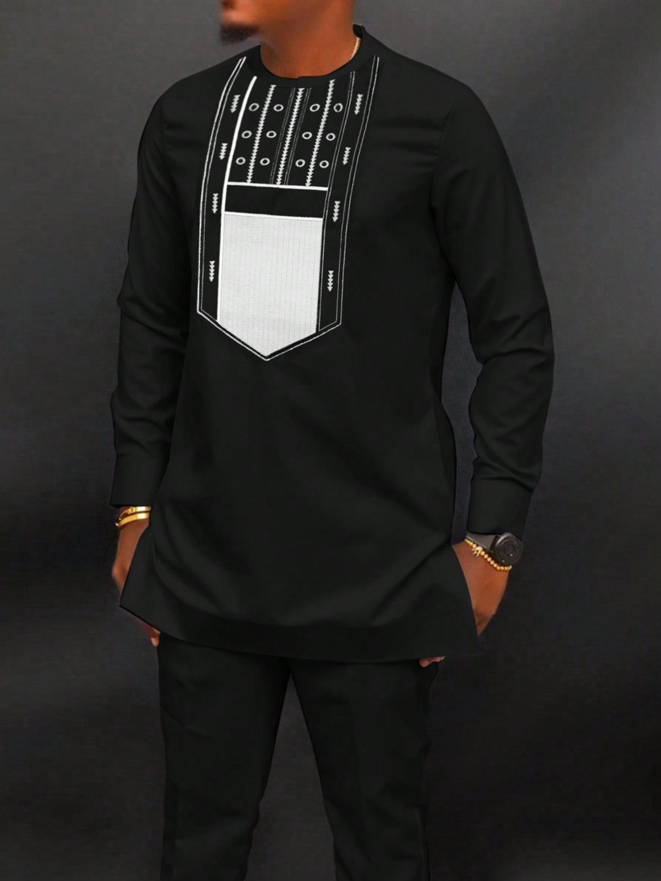 2024สูท2ชิ้นสำหรับผู้ชายสูทลำลองปักลายคาฟตันชุดสูทสำหรับงานแต่งงานแบบดั้งเดิมสไตล์แอฟริกัน