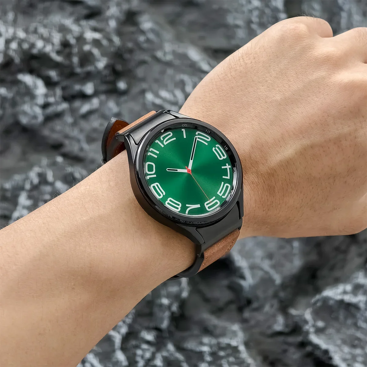 ギャップなしレザーストラップ Samsung Galaxy Watch 7 6 5 4 40mm 44mm 6Classic 43mm 47mm 時計バンドブレスレット Galaxy Watch 5Pro 45mm