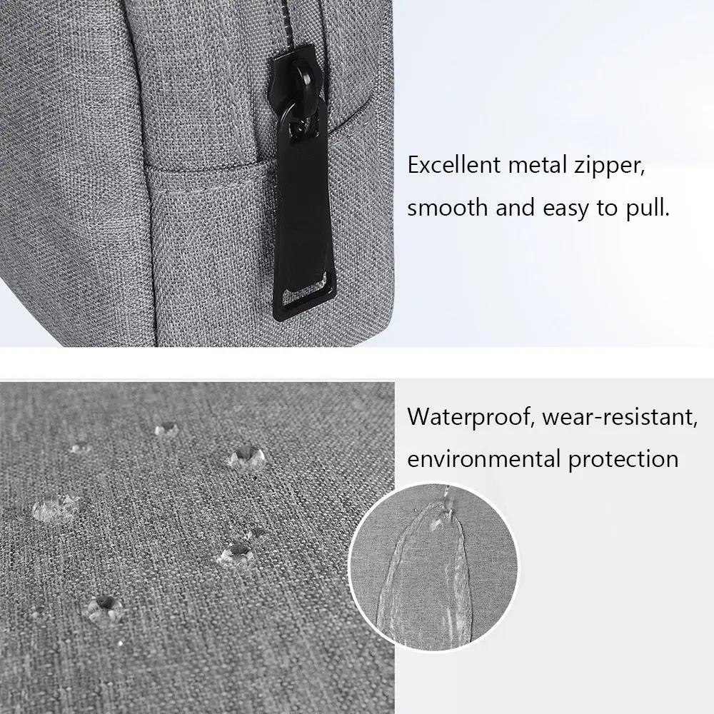 Digital Accessories Storage Bag Portable Waterproof Zipper Travel Carry Organizer Pouch for Cable Data Charger Headphone U Disk