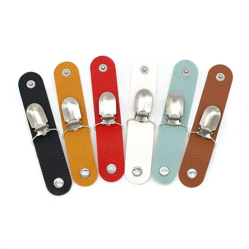 New Travel Leather Hat Clip, Outdoor Backpack Luggage Storage Clip, PU Leather Multi-purpose Straw Hat Clip, Hat Accessory