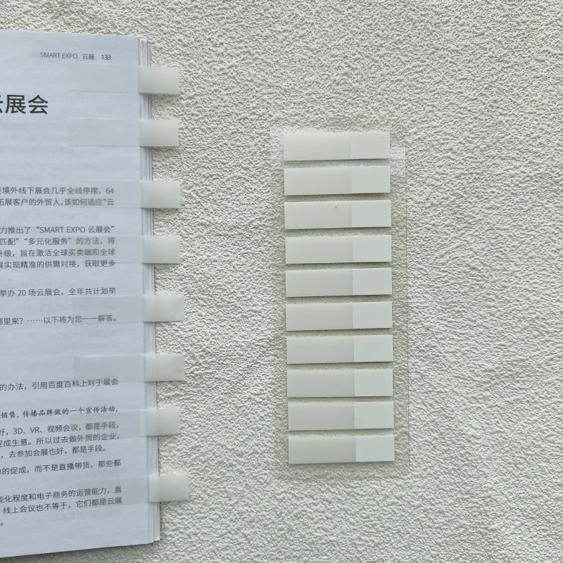 200 Sheets Color Self Adhesive Memo Pad Sticky Notes Bookmark Marker Memo Sticker Paper Office School Supplies